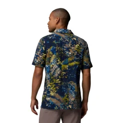 Tech Trail Utility Printed Shirt, herre (Mountain Blue)-COLUMBIA Discount