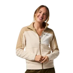 Abrazo FZ Fleece, dame (Khaki Cream)-COTOPAXI Online