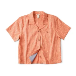 Afuera Button Up Shirt, dame (Shimmer Cantaloupe)-COTOPAXI Hot