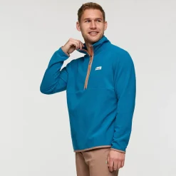 Amado Fleece Pullover, herre (Lake)-COTOPAXI
