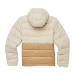 Fuego Max Down Hooded Dunjakke, dame (Cream and Khaki)-COTOPAXI Online