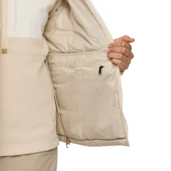 Fuego Max Down Hooded Dunjakke, dame (Cream and Khaki)-COTOPAXI Online