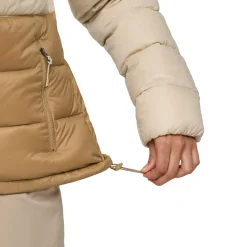 Fuego Max Down Hooded Dunjakke, dame (Cream and Khaki)-COTOPAXI Online