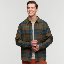 Quedo Flannel skjorte, herre (Live Oak Plaid)-COTOPAXI Discount