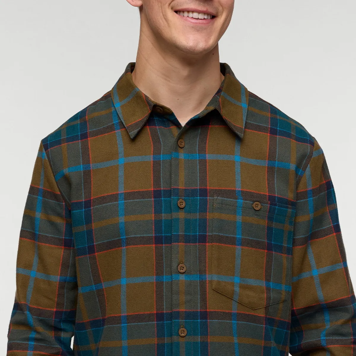 Quedo Flannel skjorte, herre (Live Oak Plaid)-COTOPAXI Discount