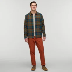 Quedo Flannel skjorte, herre (Live Oak Plaid)-COTOPAXI Discount