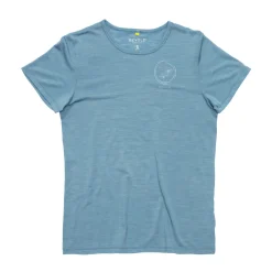 Active Merino 130 Spring T-shirt, dame (Skyblue)-DEVOLD Best