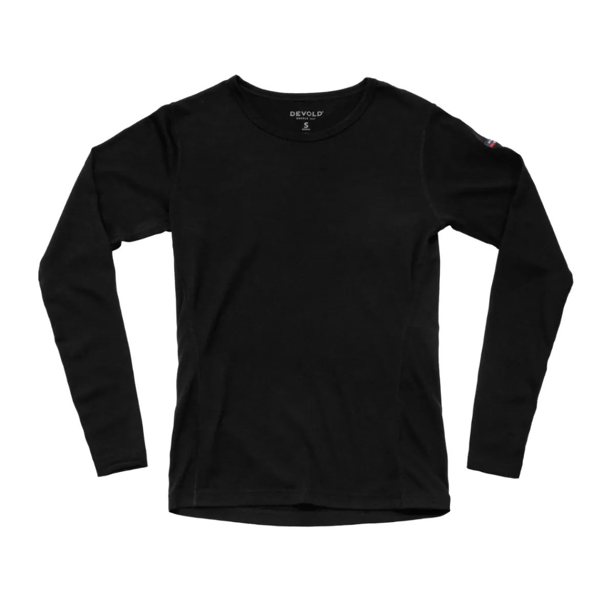 Breeze Merino 150 Breeze Shirt, dame (Black)-DEVOLD Discount