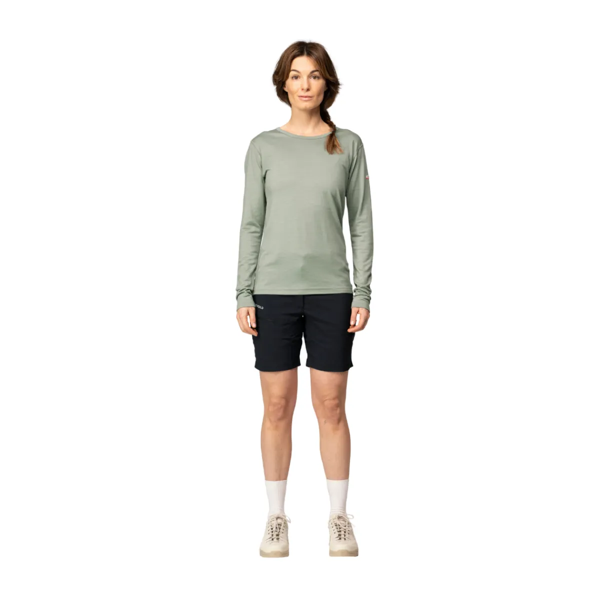 Breeze Plus Merino 200 Trøje, dame (Fog)-DEVOLD Sale
