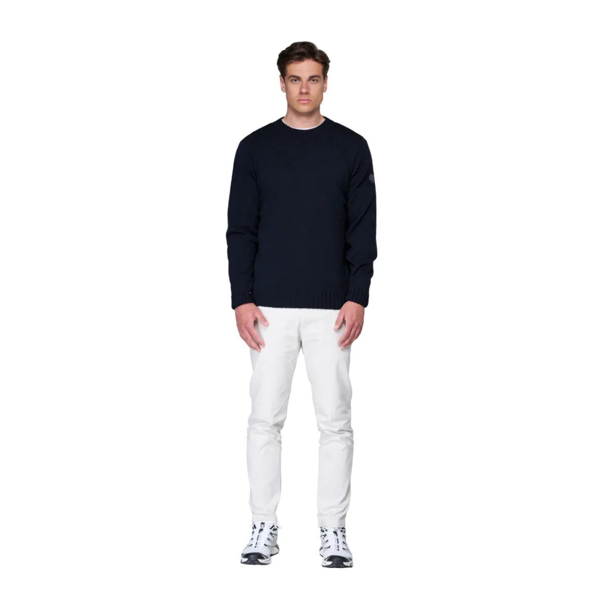 Nansen Refined Sweater (Navy)-DEVOLD Clearance