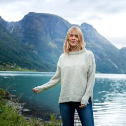 Nansen Split Seam Sweater, dame-DEVOLD Clearance