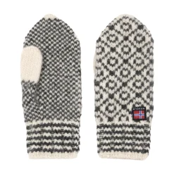 Svalbard Wool Mitten (Offwhite / Anthracite)-DEVOLD Outlet