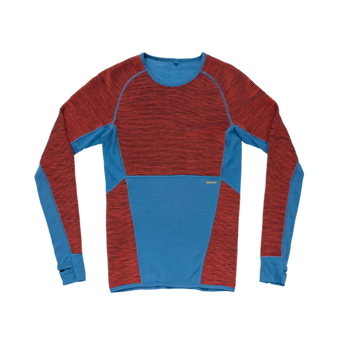 Tuvegga Merino Shirt, herre (Cayenne)-DEVOLD Hot