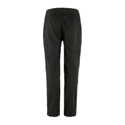 Fjällräven Abisko Hike Zip-off bukser, dame (Black)-FJÄLLRÄVEN New