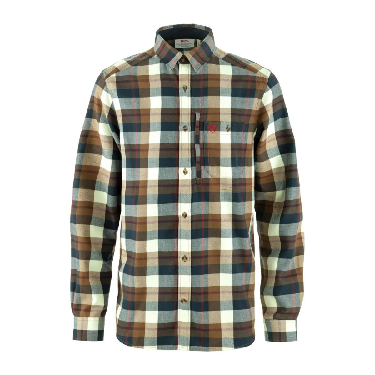 Fjällräven Fjällglim Skjorte, herre (Wood Brown)-FJÄLLRÄVEN Sale