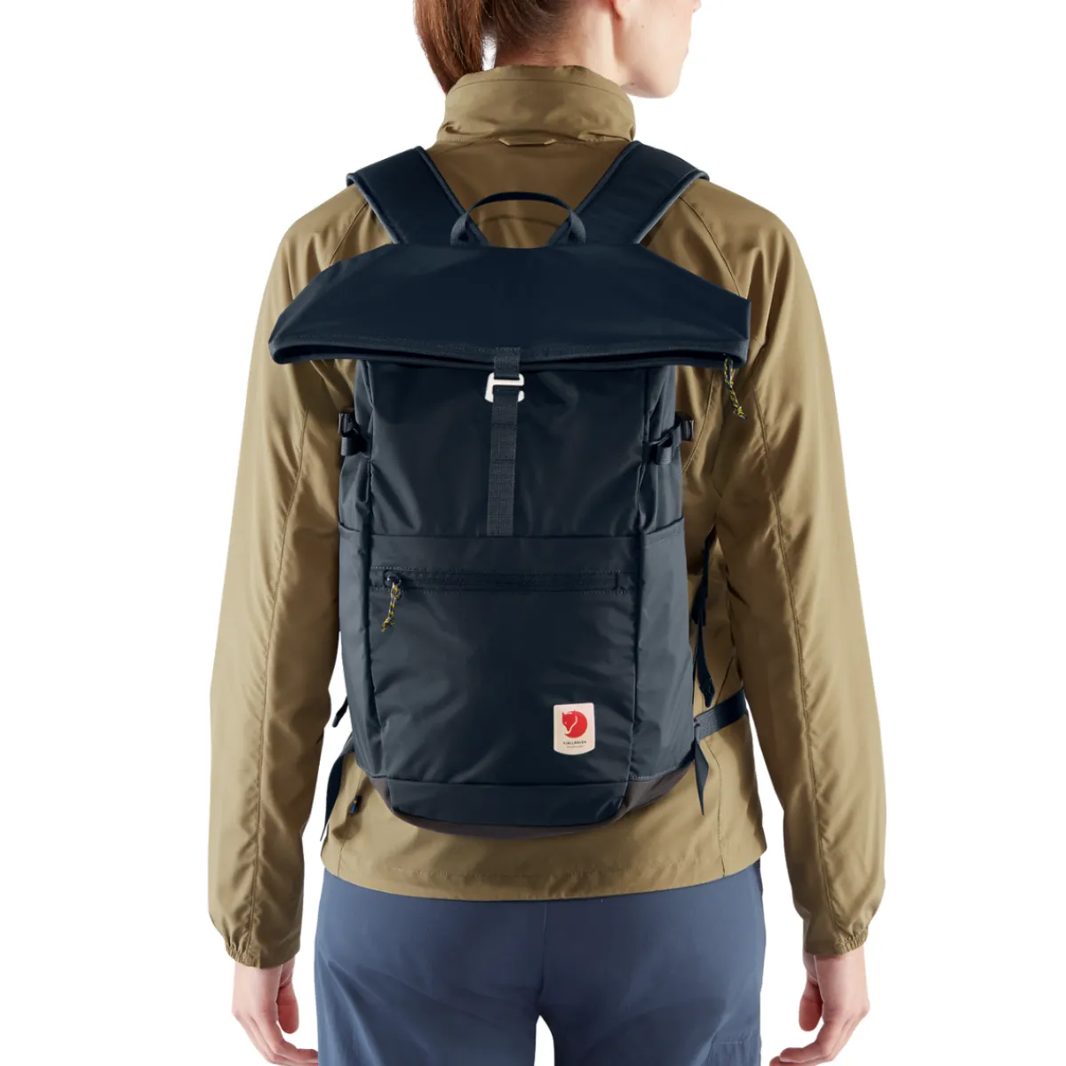 Fjällräven High Coast Foldsack 24 L rygsæk (Black)-FJÄLLRÄVEN Outlet