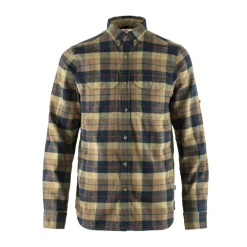 Fjällräven Singi Heavy Flannel Skjorte, herre (Dark Sand)-FJÄLLRÄVEN Online
