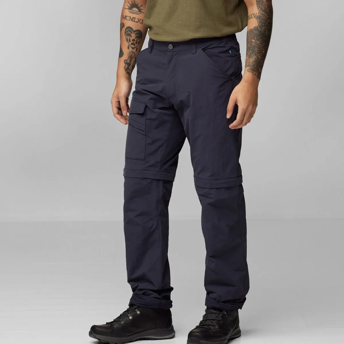 Fjällräven Travellers MT Zip-Off Bukser, herre (Dark Navy)-FJÄLLRÄVEN Online