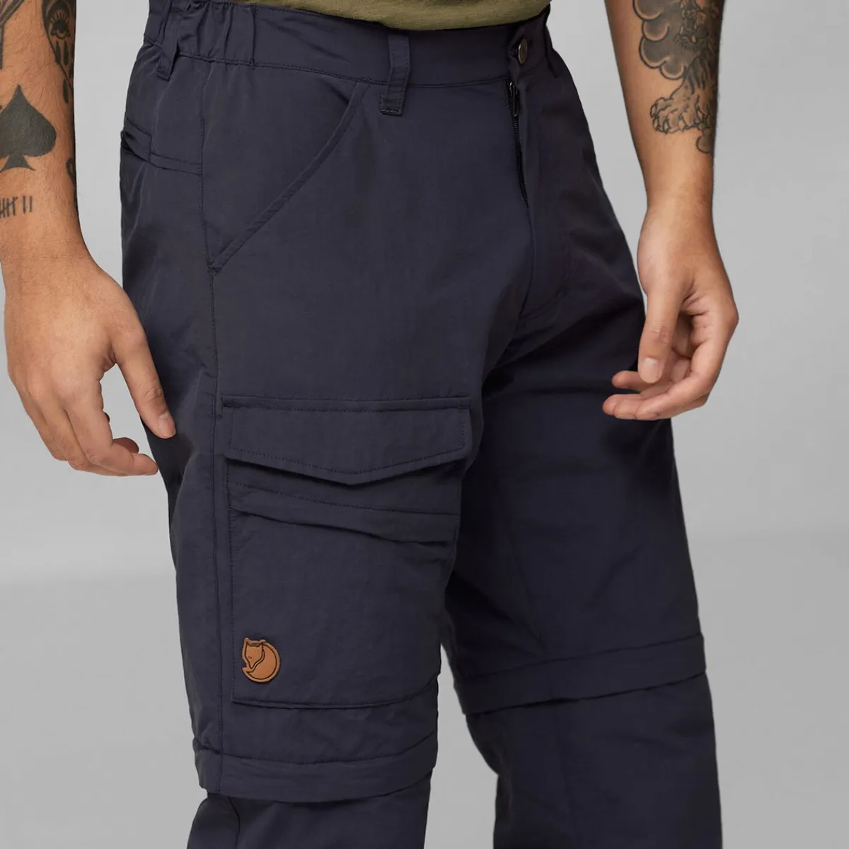 Fjällräven Travellers MT Zip-Off Bukser, herre (Dark Navy)-FJÄLLRÄVEN Online