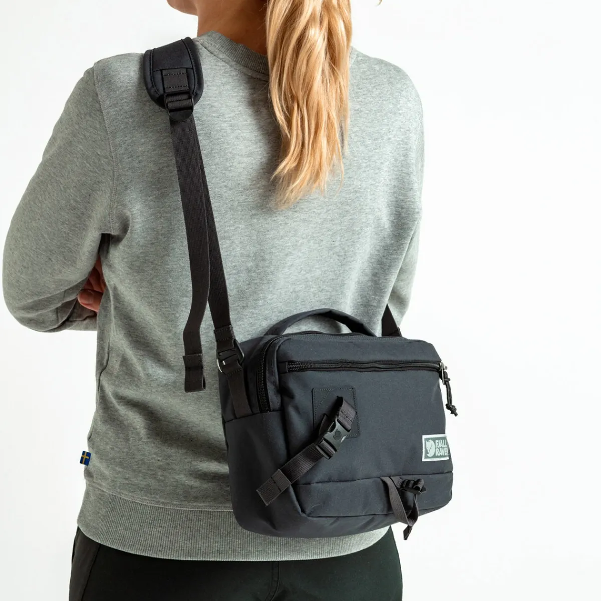 Fjällräven Vardag Skuldertaske 6 L (Coal Black)-FJÄLLRÄVEN Online