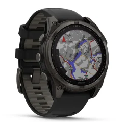 Fenix 8 Sapphire Solar, 47mm (Carbon Grey)-GARMIN Clearance