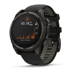 Fenix 8 Sapphire Solar, 47mm (Carbon Grey)-GARMIN Clearance