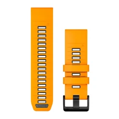 26mm QuickFit Silicone urrem (Spark Orange / Graphite)-GARMIN Discount