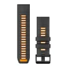26mm QuickFit Silicone Urrem (Graphite / Spark Orange)-GARMIN Best