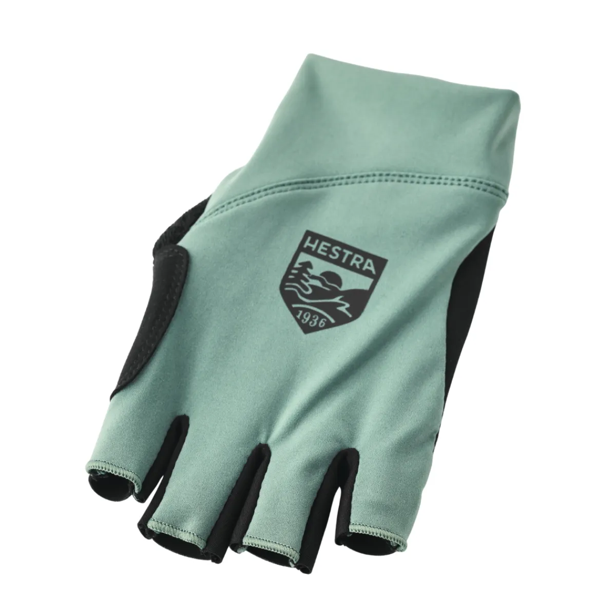 Apex Short 5-Finger Cykelhandsker (Silver Green)-HESTRA New