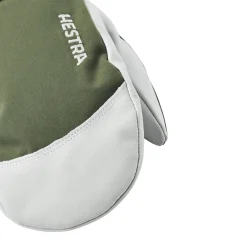 Army Leather Heli Ski Mitts skiluffer (Olive)-HESTRA Outlet
