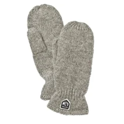 Basic Wool Mitt uldvante (Grey)-HESTRA Hot