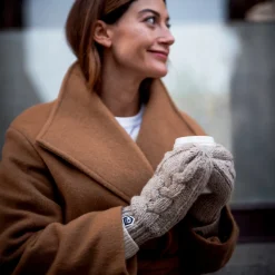 Dale Mitt uldvanter (Beige)-HESTRA New