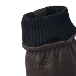 Tore Deerskin handske, herre (Chocolate)-HESTRA Discount