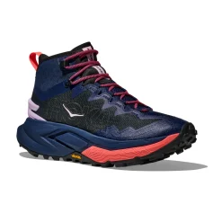 ONE ONE Mafate Hike vandrestøvle, dame (Midnight Blue / Neon Flame)-HOKA Hot
