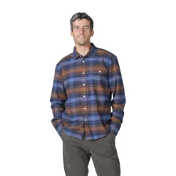Klitmøller Collective Bobby Shirt, herre (Navy Rust Check)-KLITMØLLER COLLECTIV Online