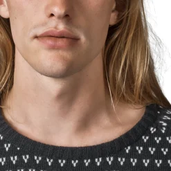 Klitmøller Collective Hugo Knit Sweater, herre (Olive Cream)-KLITMØLLER COLLECTIV New
