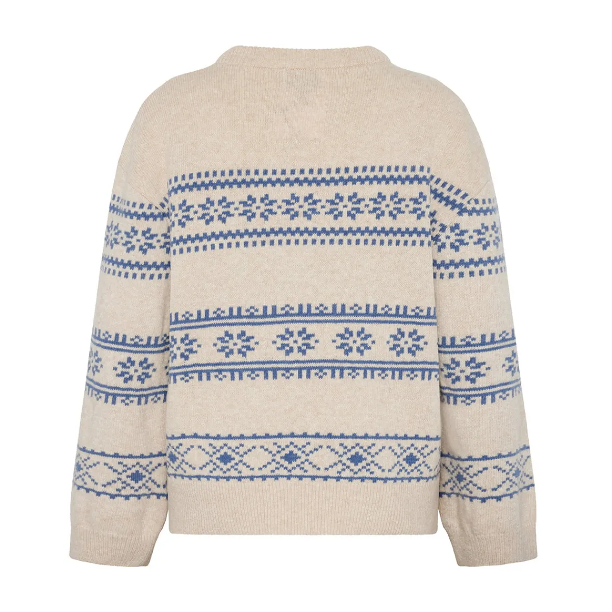 Klitmøller Collective Jette Knit striktrøje, dame (Pastel Sand Ocean)-KLITMØLLER COLLECTIV