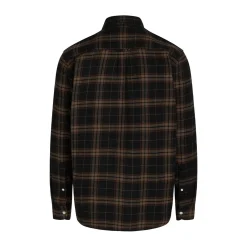 Klitmøller Collective Rocco Skjorte, herre (Brown Check)-KLITMØLLER COLLECTIV