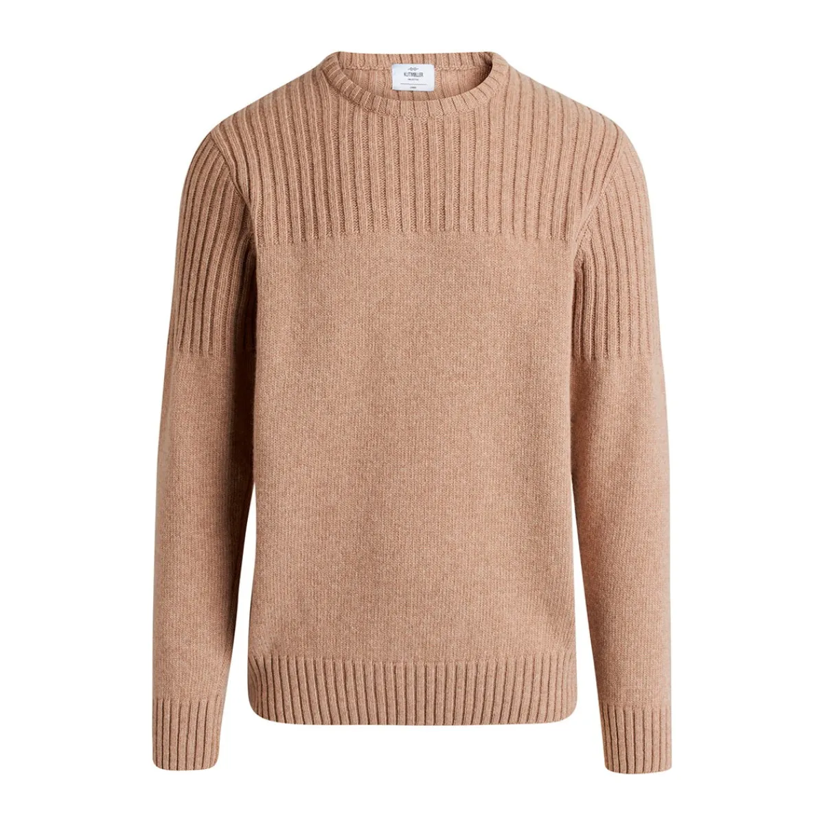 Klitmøller Collective Søren Knit sweater, herre (Sand)-KLITMØLLER COLLECTIV Clearance