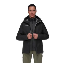 Alto Light 3in1 HS Hooded Jakke, dame (Black)-MAMMUT Discount
