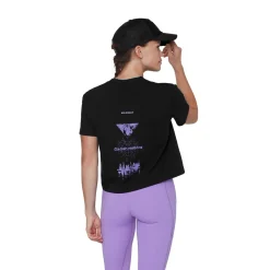Base Cropped T-shirt, dame (Black)-MAMMUT Online