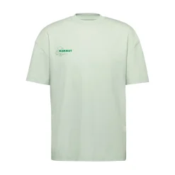 Base Relaxed T-Shirt Glacier, herre (Silver Sage)-MAMMUT Outlet