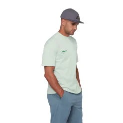 Base Relaxed T-Shirt Glacier, herre (Silver Sage)-MAMMUT Outlet