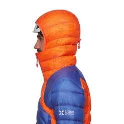 Eiger Nordwand Light Down IN Hooded Dunjakke, herre (Black / Orange)-MAMMUT Best