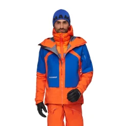Eiger Nordwand Light Down IN Hooded Dunjakke, herre (Black / Orange)-MAMMUT Best