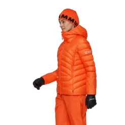 Eiger Nordwand Light Down IN Hooded Dunjakke, dame (Eiger Orange)-MAMMUT Hot