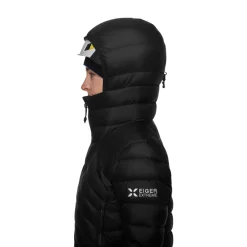 Eiger Nordwand Light Down IN Hooded Dunjakke, dame (Black)-MAMMUT Clearance