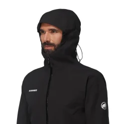 Linard Guide HS Hooded Skaljakke, herre (Black)-MAMMUT Outlet