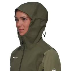 Linard Guide HS Hooded Skaljakke, dame (Dark Marsh)-MAMMUT Online