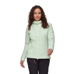 Rime IN Hooded Fiberjakke, dame (Silver Sage)-MAMMUT Clearance